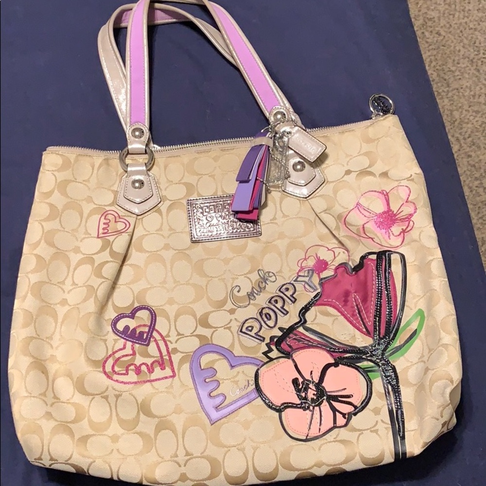 Limited Edition Poppy Coach bag
